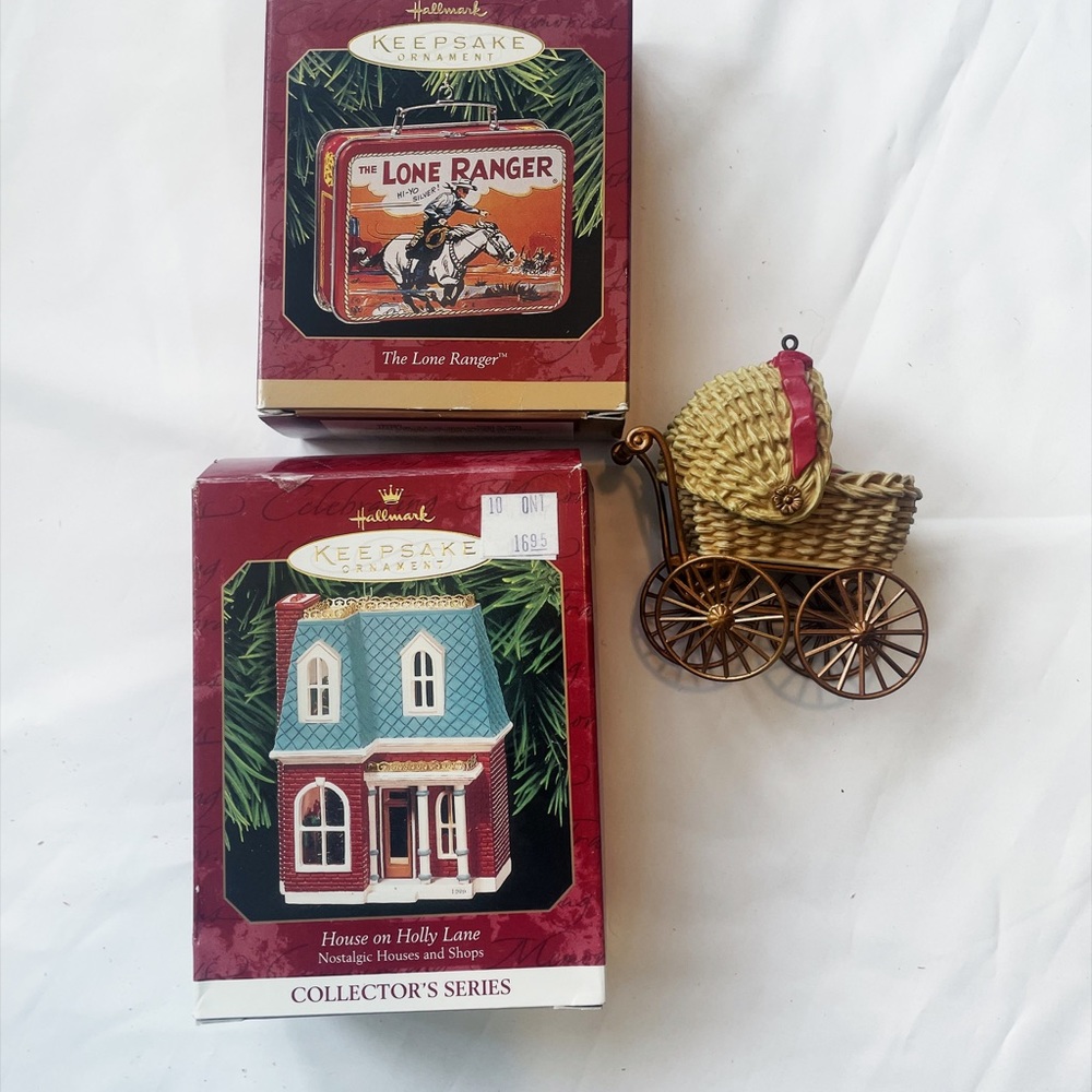 Vintage Hallmark Keepsake Ornaments bundle includes Lone Ranger